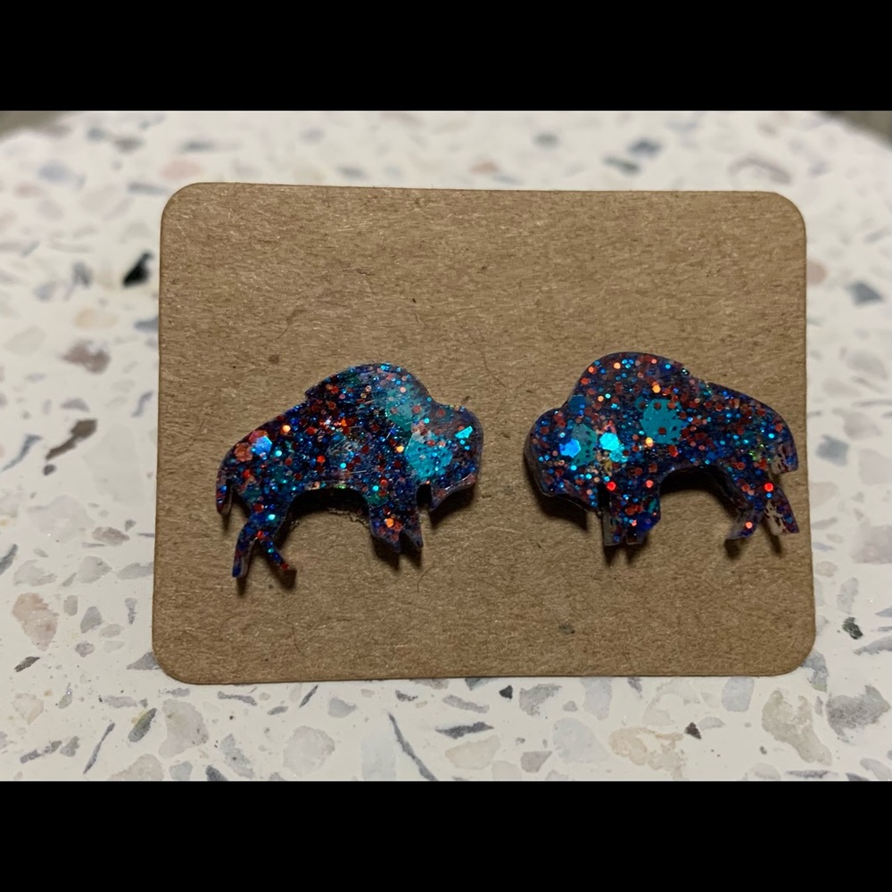 Buffalo bills earrings